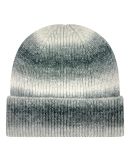 Legacy KTDRB Tie-Dyed Ribbed Beanie in Grey marble
