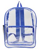 Liberty Bags 7013 Large 17" Heavy Duty Clear Backp in Royal