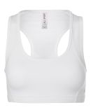 W2002 All Sport Mesh Back Sports Bra   White