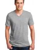 982 ANVIL NEW SOFT SPUN FASHION FIT V-NECK TEE in Heather grey