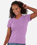 Boxercraft BW2201 Women's V-Neck T-Shirt in Lavender