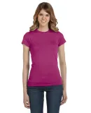 379 Anvil Semi-Sheer Ring Spun Tee in Raspberry