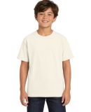 Gildan 3000B Youth Light Cotton T-Shirt in Natural