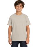 Gildan 3000B Youth Light Cotton T-Shirt in Sand