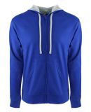 Next Level Apparel 9601 Unisex Laguna Full-Zip Hoo in Royal/ heather grey