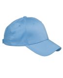 BX020 Big Accessories 6-Panel Structured Twill Cap in Carolina blue