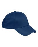 BX020 Big Accessories 6-Panel Structured Twill Cap in Navy