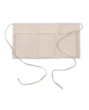 APR50 Big Accessories Three-Pocket 10" Waist Apron NATURAL