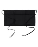 APR50 Big Accessories Three-Pocket 10" Waist Apron BLACK