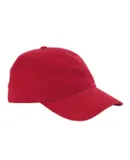 Big Accessories BX008 Brushed Twill Unstructured D RED