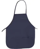 APR51 Big Accessories Two-Pocket 24" Apron NAVY