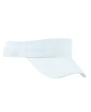 BX022 Big Accessories Sport Visor with Mesh WHITE