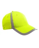 BX023 Big Accessories Reflective Accent Safety Cap BRIGHT YELLOW