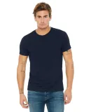 BELLA+CANVAS 3650 Mens Poly-Cotton T-Shirt in Navy