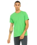 BELLA+CANVAS 3650 Mens Poly-Cotton T-Shirt in Neon green