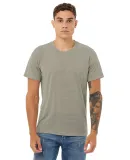 BELLA+CANVAS 3650 Mens Poly-Cotton T-Shirt in Stone marble