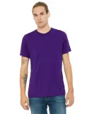 BELLA+CANVAS 3650 Mens Poly-Cotton T-Shirt in Team purple