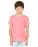 BELLA+CANVAS 3001YCVC Jersey Youth T-Shirt in Neon pink