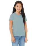 BELLA+CANVAS 3001YCVC Jersey Youth T-Shirt in Hthr blue lagoon