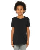 BELLA+CANVAS 3001YCVC Jersey Youth T-Shirt in Solid blk blend