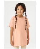 BELLA+CANVAS 3001YCVC Jersey Youth T-Shirt in Heather peach