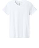 BELLA+CANVAS 3001YCVC Jersey Youth T-Shirt in Solid white blend