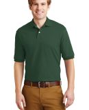 Jerzees 437MSR Men's SpotShield® 50/50 Polo in Forest green