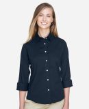 DP625W Devon & Jones Ladies’ Three-Quarter-Sleev in Navy