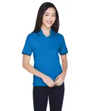 D140W Devon & Jones Ladies’ Tipped Perfect Pima  FRENCH BLUE/ NVY