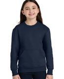 Port & Company PC78YPKT Port & Co Youth Core Fleec in True navy