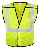 ML Kishigo 1805-1806 Unisex X-Back Breakaway Vest in Lime