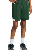 Sport Tek YST4420 Sport-Tek   Youth Club 5' Short in Forest green/ white