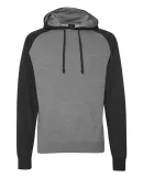 Independent Trading Co. - Raglan Hooded Pullover - Gunmetal Heather/ Charcoal Heather