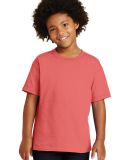 Gildan 5000B Youth Heavy Cotton Plain T shirt Bulk in Coral silk
