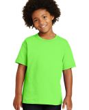 Gildan 5000B Youth Heavy Cotton Plain T shirt Bulk in Neon green