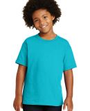 Gildan 5000B Youth Heavy Cotton Plain T shirt Bulk in Tropical blue