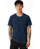 Smart Blanks MT600 ADULT HEAVY WEIGHT MINERAL TEE in Mineral navy
