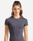 TriDri TD653 Women's Luxe Fitted Tee in Charcoal