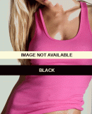 3329 American Apparel Womens 2x1 Rib Racerback Tan Black