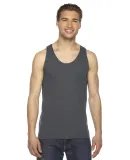 2408 Unisex American Apparel Fine Jersey Tank Asphalt