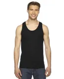 2408 Unisex American Apparel Fine Jersey Tank Black