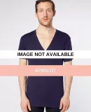 American Apparel 6456 Unisex Sheer Deep V Tee Apricot