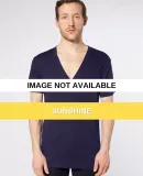 American Apparel 6456 Unisex Sheer Deep V Tee Sunshine