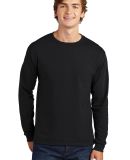 5286 Hanes® Heavyweight Long Sleeve T-shirt in Black