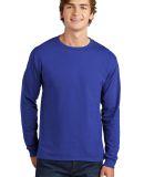 5286 Hanes® Heavyweight Long Sleeve T-shirt in Deep royal