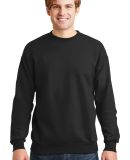 Hanes P160 ecosmart crewneck sweatshirt in Black