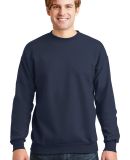 Hanes P160 ecosmart crewneck sweatshirt in Navy