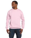 Hanes P160 ecosmart crewneck sweatshirt Pale Pink