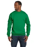 Hanes P160 ecosmart crewneck sweatshirt Kelly Green