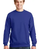 Hanes P160 ecosmart crewneck sweatshirt Deep Royal